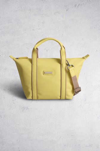 Voorkant van Lichtgele handtas door Hexagona voor Dames