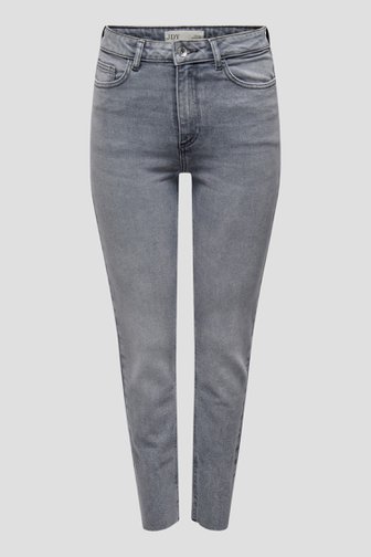 Lichtgrijze high-waist jeans - 7/8 lengte van JDY voor Dames