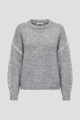 Productfoto 1 van Lichtgrijze trui  door JDY voor Dames