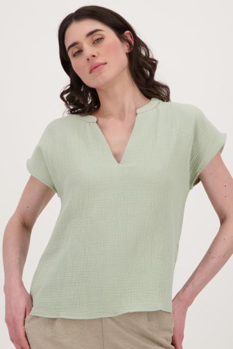 Lichtgroene blouse met aangesneden mouwen van JDY voor Dames