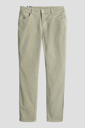 Voorkant van Lichtgroene broek - Straight fit  door Opus voor Dames