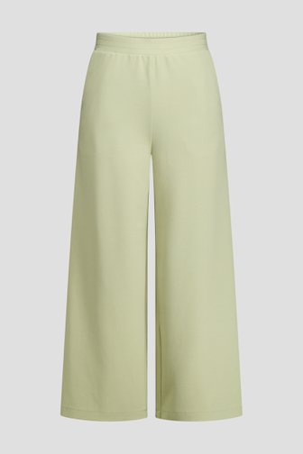 Voorkant van Lichtgroene culotte met stretch door Liberty Island voor Dames