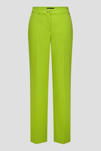 Lichtgroene geklede broek van Claude Arielle voor Dames