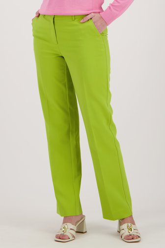 Lichtgroene geklede broek van Claude Arielle voor Dames
