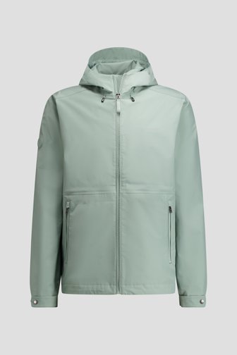 Voorkant van Lichtgroene waterproof golfjas door Dansaert Golf Club voor Heren