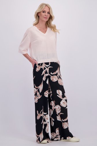 Voorkant van Lichtroze trui met korte mouwen door AC by Annelien Coorevits voor Dames