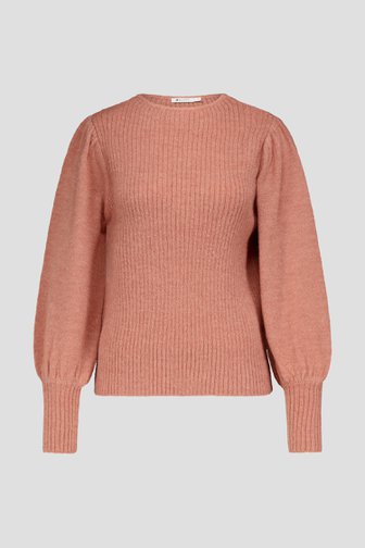 Lichtroze trui met wol van D'Auvry voor Dames