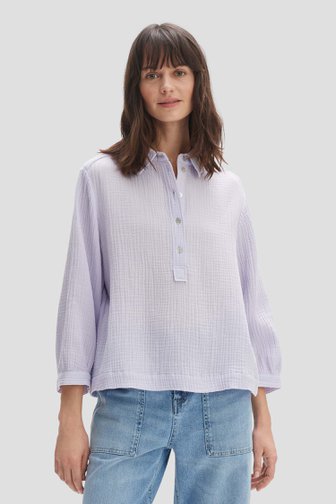 Opus Lila blouse in tetralook