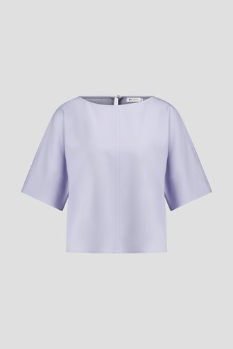 Voorkant van Lila blouse met korte mouwen door D'Auvry voor Dames