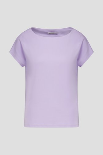 Lila T-shirt met korte mouwen van D'Auvry voor Dames