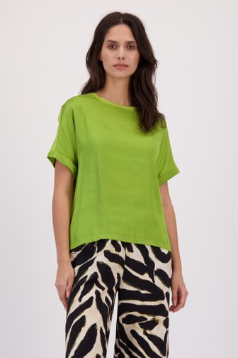 Voorkant van Limoengroen T-shirt  door JDY voor Dames