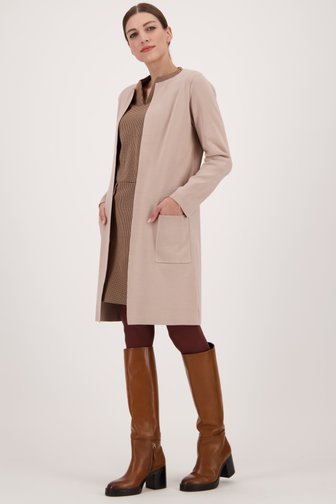 Long cardigan beige, female, Marque: D'Auvry