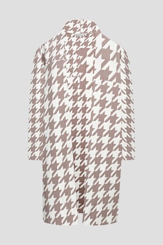 Longue cardigan beige et blanc de Bicalla pour Femmes