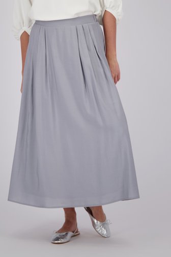 Longue jupe grise avec taille élastique de More & More pour Femmes