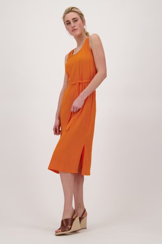 Longue robe orange de Libelle pour Femmes