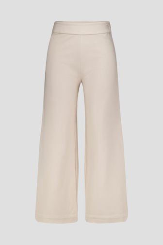 Voorkant van Losse beige broek  - 7/8 lengte door Libelle voor Dames