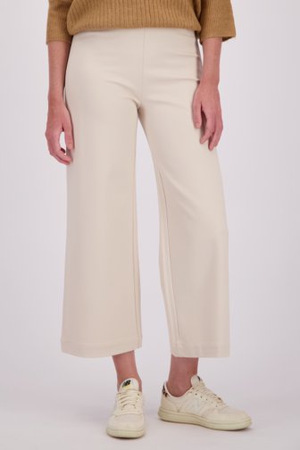 Voorkant van Losse beige broek  - 7/8 lengte door Libelle voor Dames