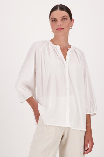 Luchtige witte blouse van Opus voor Dames