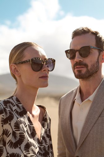 Lunettes de soleil brun foncé - Lulu de Komono pour Femmes