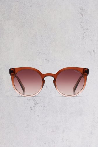 Lunettes de soleil brunes et roses - Lulu de Komono pour Femmes