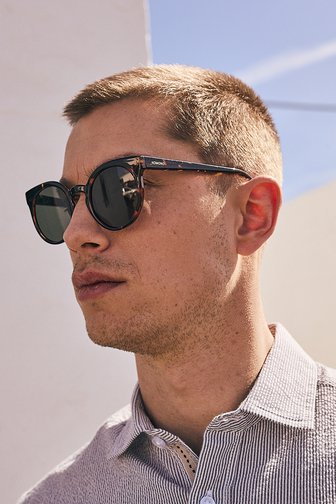 Lunettes de soleil brunes - Madison de Komono pour Femmes