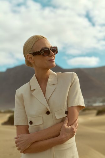 Lunettes de soleil marron - Avery de Komono pour Femmes