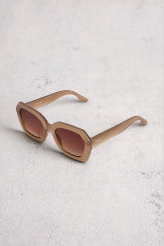 Le devant de Lunettes de soleil taupe - Gwen de Komono pour Femmes