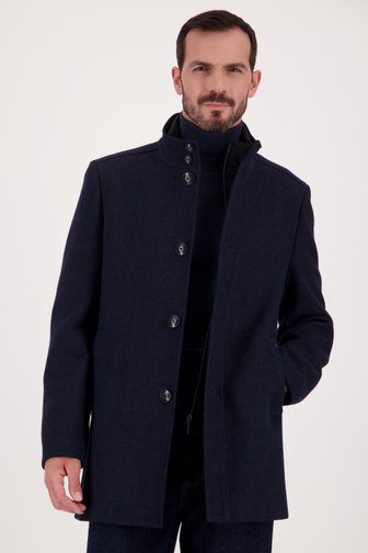 Manteau bleu foncé de Upper East pour Hommes