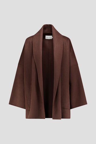 Le devant de Manteau brun de D'Auvry pour Femmes