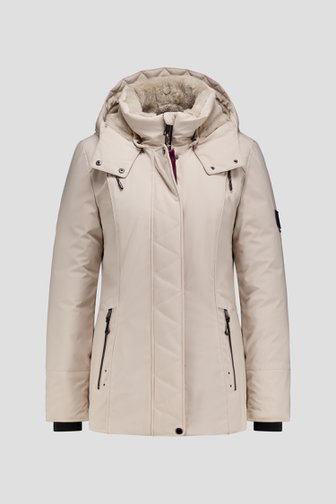 Photo produit 1 de Manteau matelassé beige imperméable de Barbara Lebek pour Femmes