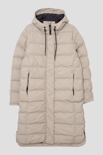 Photo produit 1 de Manteau matelassé mi-long gris-beige de Tantä pour Femmes