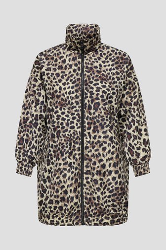 Manteau mi-long à imprimé léopard de Only Carmakoma pour Femmes