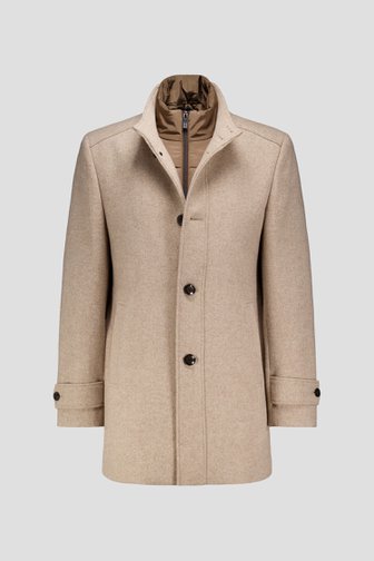 Le devant de Manteau mi-long marron clair de Upper East pour Hommes
