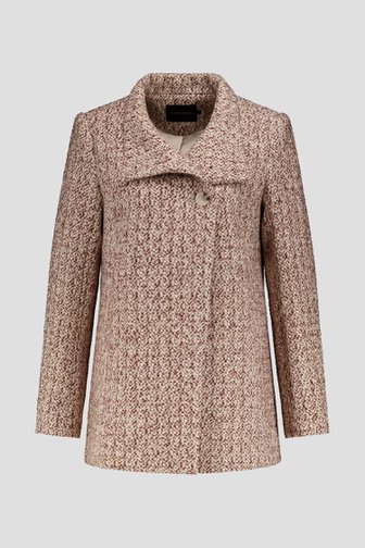 Le devant de Manteau tricoté de Claude Arielle pour Femmes