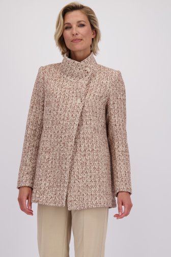 Le devant de Manteau tricoté de Claude Arielle pour Femmes