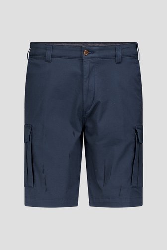 Productfoto 1 van Marineblauwe short met cargozakken door Brassville voor Heren