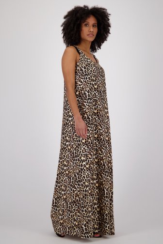 Louise Maxi-jurk met animal print