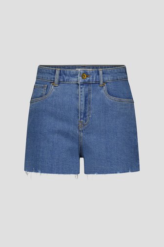 Mediumblauwe jeansshort  van Liberty Island Denim voor Dames