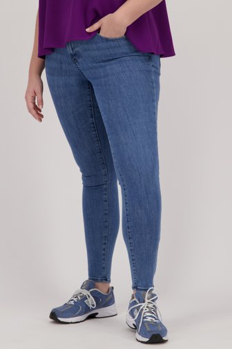 Mediumblauwe skinny jeans - L32  van Only Carmakoma voor Dames