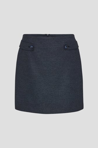 Mini-jupe bleue mélangée de Opus pour Femmes