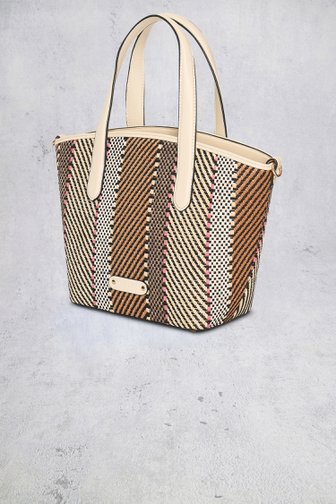 Voorkant van Multicolor shopper met geweven motief door Bulaggi voor Dames