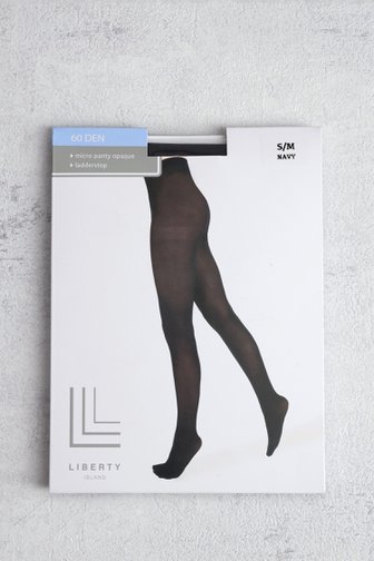 Voorkant van Navy blauwe panty - 60 den door Liberty Island voor Dames