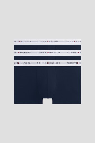 Productfoto 1 van Navy boxershorts - Set van 3 door Tommy Hilfiger voor Heren