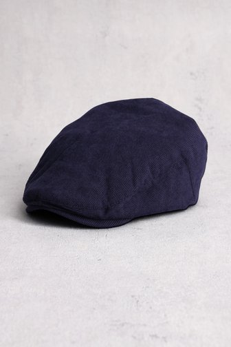 Voorkant van Navy flat cap door Liberty Island voor Heren