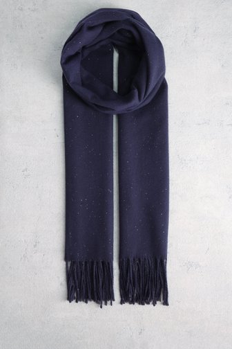 Voorkant van Navy gebreide sjaal door Liberty Island voor Dames