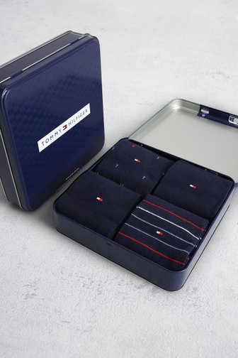 Voorkant van Navy sokken - 4 paar door Tommy Hilfiger voor Heren