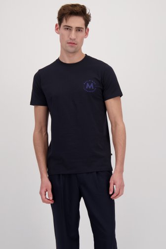 Voorkant van Navy T-shirt met opdruk door Matinique voor Heren