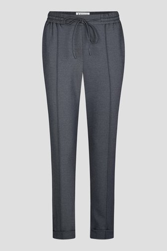 Navyblauwe broek met elastische tailleband van Bicalla voor Dames