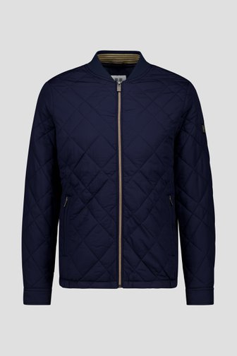 Navyblauwe jas licht gewatteerde jas van Upper East voor Heren