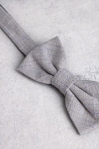 Le devant de Nœud papillon bleu-gris de Liberty Island pour Hommes